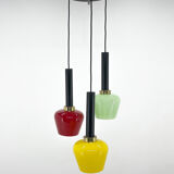 Mid-century Modern Italian Colourful Cascade Pendant Light