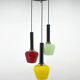 Mid-century Modern Italian Colourful Cascade Pendant Light