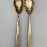 Paire de couverts argent et vermeil poincon cupidon 177 grammes xix eme