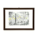 Michele Cascella, Portofino, 1960s, lithograph