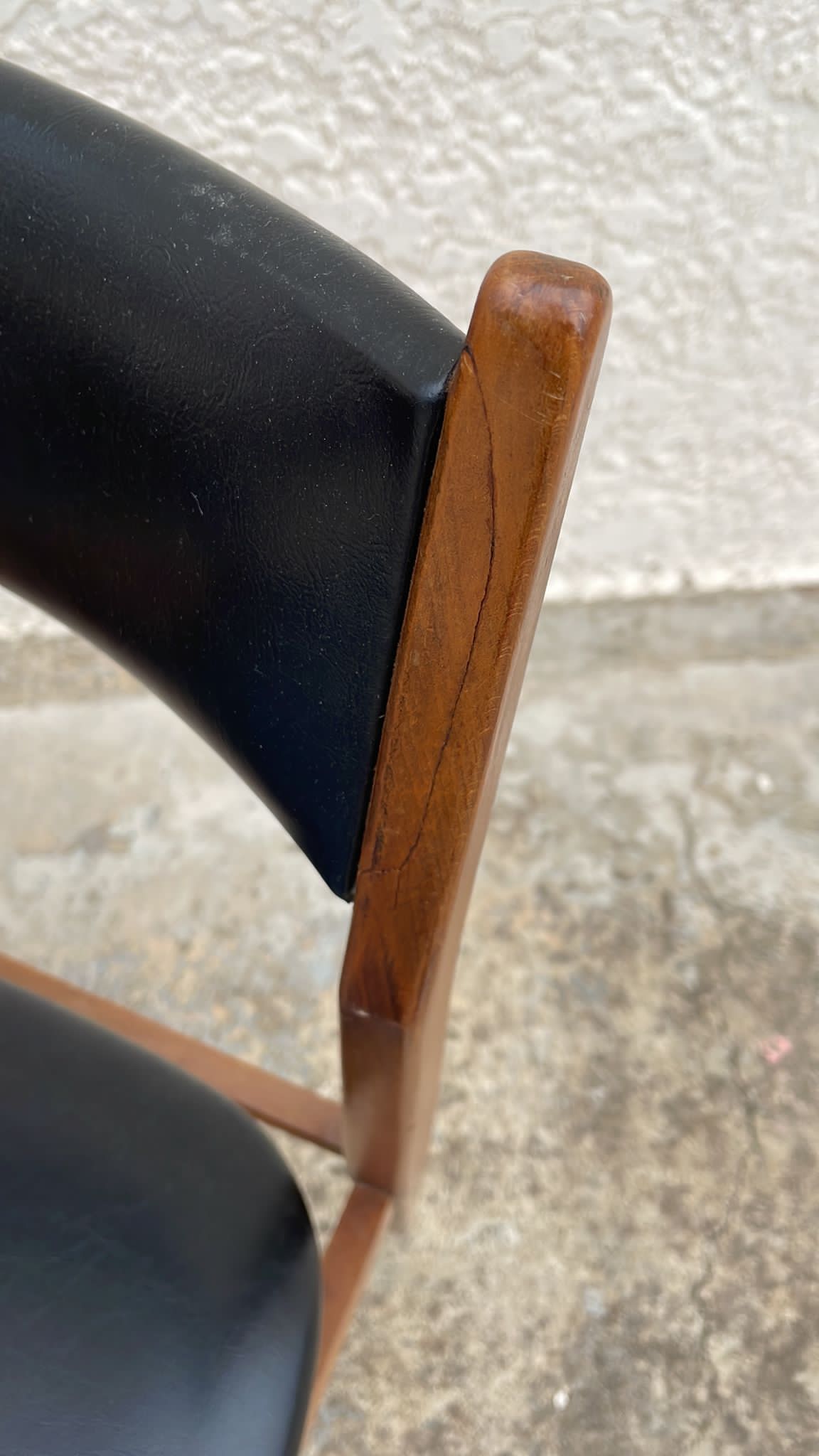 4 Danish teak chairs
