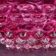 Rare vase rose Barovier e Toso Bugnato