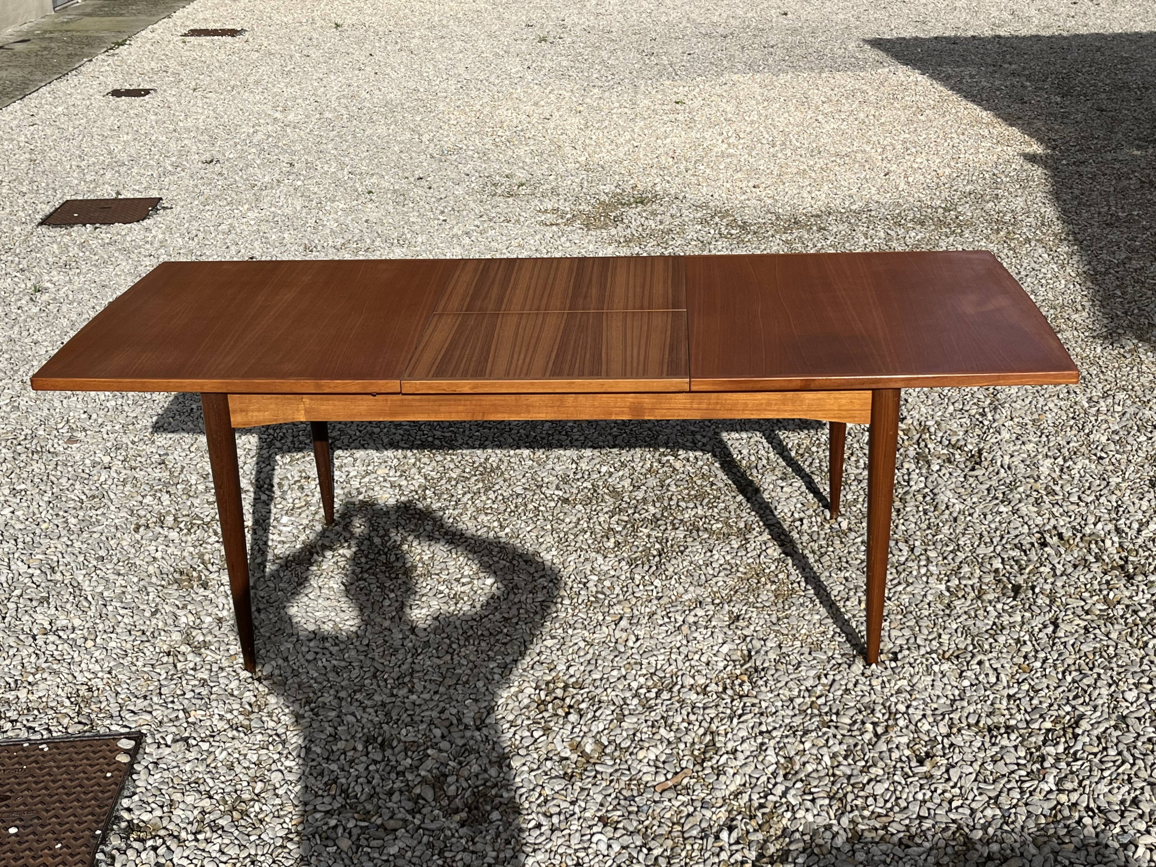 Scandinavian teak dining table