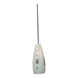 Lampada a sospensione vintage bianca, anni '70