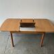 Mid-Century modern extending dining table by Schreiber Furniture