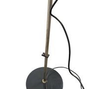 Vintage orange and red floor lamp from the 1970s