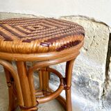 1960s rattan stool