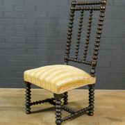 Antique french bobbin chair, 19th century