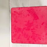 Red formica stool