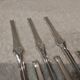 6 silver-plated metal lobster picks by Christofle Malmaison, 18cm