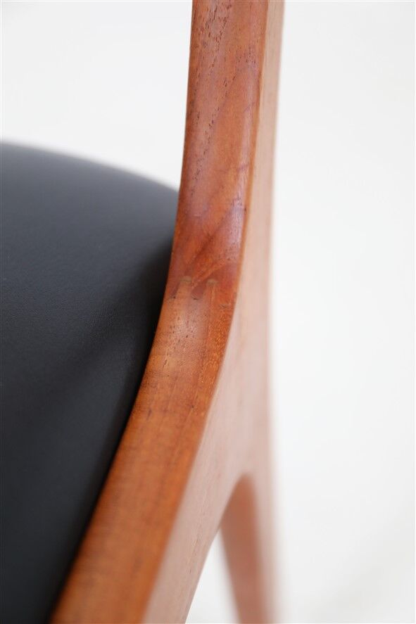 Set of 6 Korup Stolefabrik teak chairs in the style of Kai Kristiansen