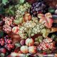 Still life with fruits. Oil on canvas. Signed.