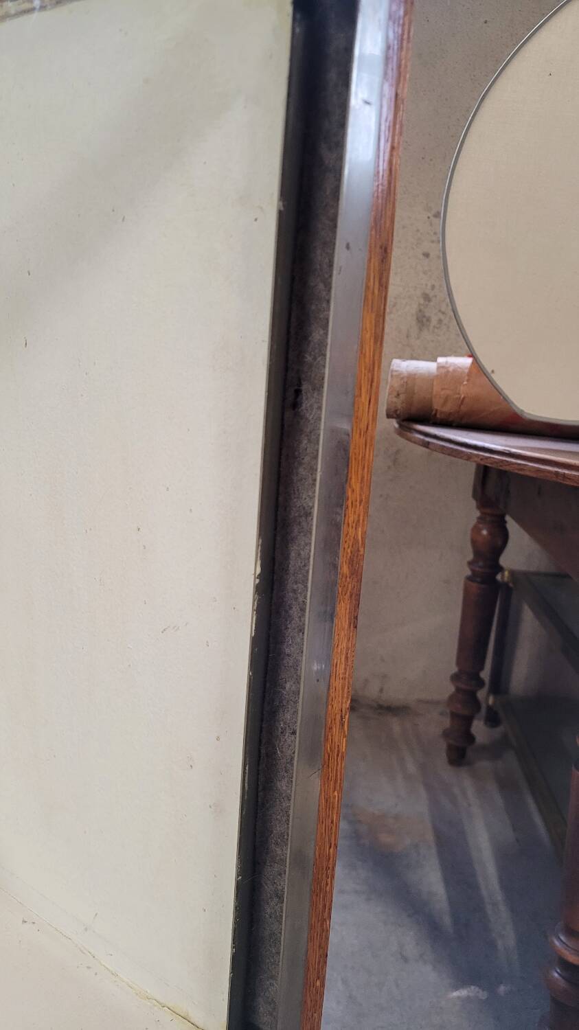 Shop counter display cabinet with old drawers, 1900s