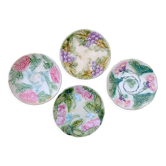 Assiettes en barbotine