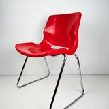 Set of 5 Stackable Clipper chairs by Svante Schöblom for Overman Sweden 1970