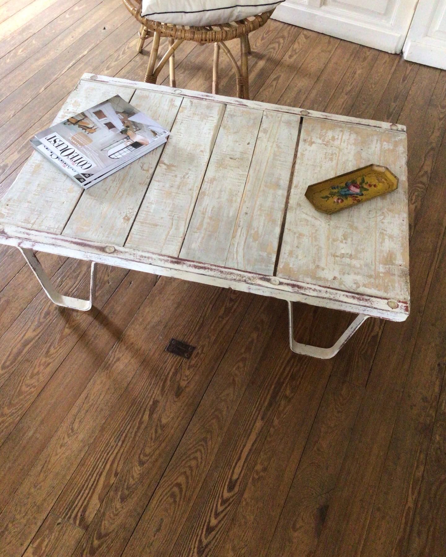 Table basse industrielle