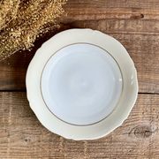 4 Limoges porcelain flat plates LEGRAND France
