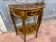 Louis XV half-moon console in marquetry - Italian style