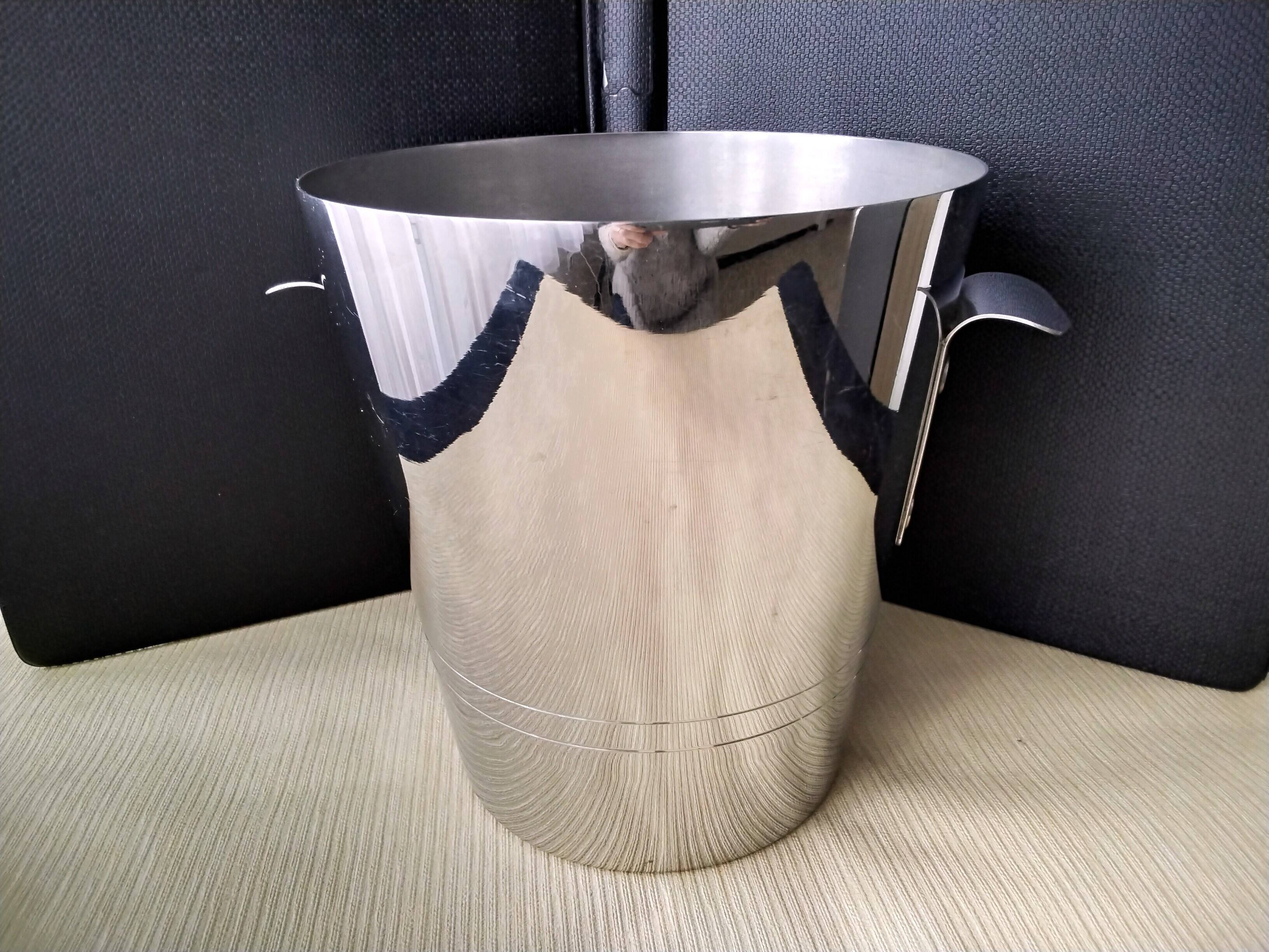 Guy Degrenne stainless steel champagne bucket