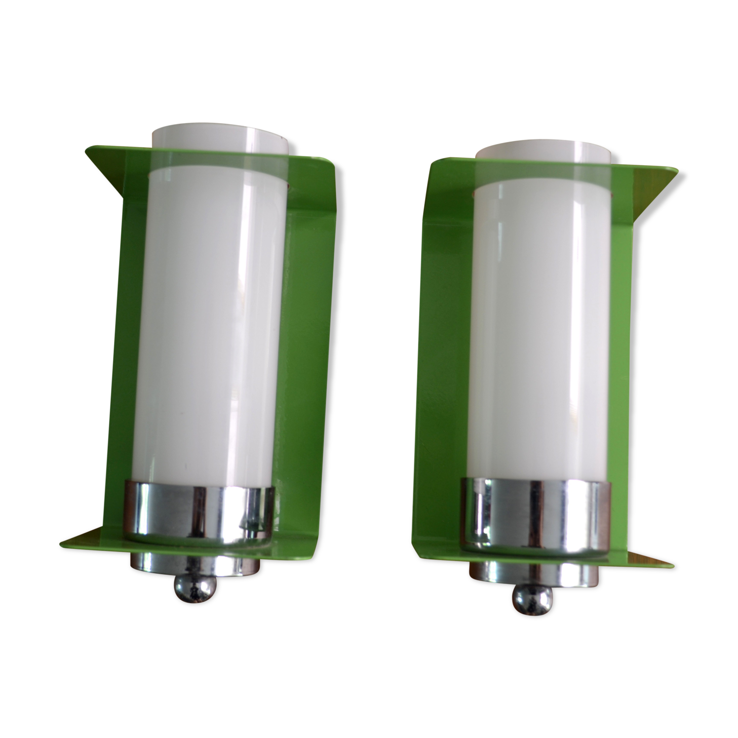 Pair of vintage Delmas Disderot sconces 70s