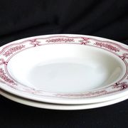 Set of 2 soup plates, Italian plates, soup plates.