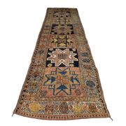 Tapis turc antique, 326 x 96 cm
