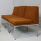 Ensemble de 10 chauffeuses de Louis Baillon, édition Planforms formant canapé modulable, circa 1950