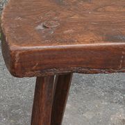 Farmhouse tripod stool in oak