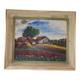 Old country landscape painting