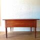 Grand bureau bois & cuir