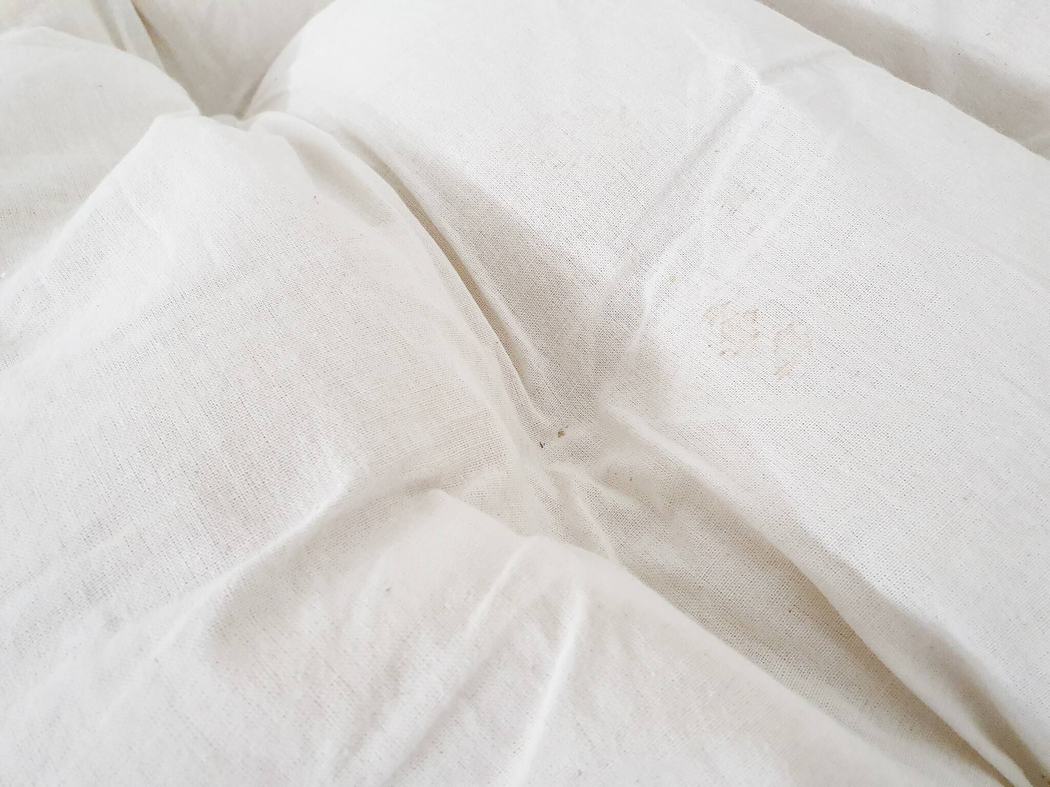 Manou two seater sofa with linnen cushion, The Netherlands 1970's