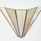 Pair of Art Deco glass paste wall lights