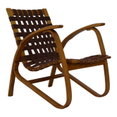 Bent Beechwood Armchair,Design Jan Vaněk,1930's.
