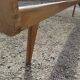 Vintage bed with compass feet from the 1950s