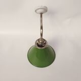 Swan neck enamelled sheet metal wall lights