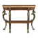 Masterpiece Floral Demilune Console Table with Horse Head Legs by Powell
