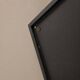 Brown lacquered welded steel wall shelf - Sleek / minimalist design