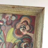Tableau huile cubiste Nicolas Issaiev