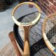 Set of 3 vintage tennis rackets with bag