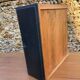 Vintage black patina chest of drawers