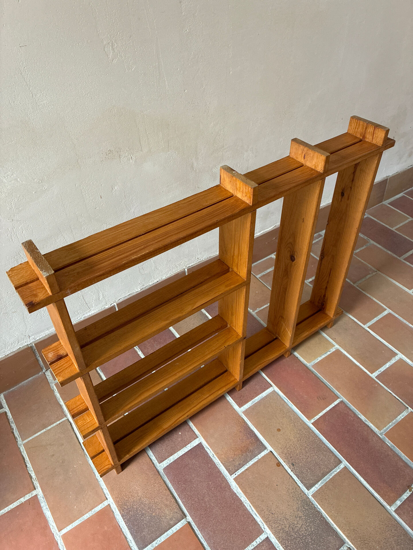 Rustic pine shelf