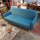 Vintage blue sofa