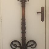 Porte manteaux ancien en bois style perroquet