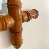 Retro wooden mirror 34x38cm