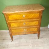 Commode en marqueterie style Louis XV