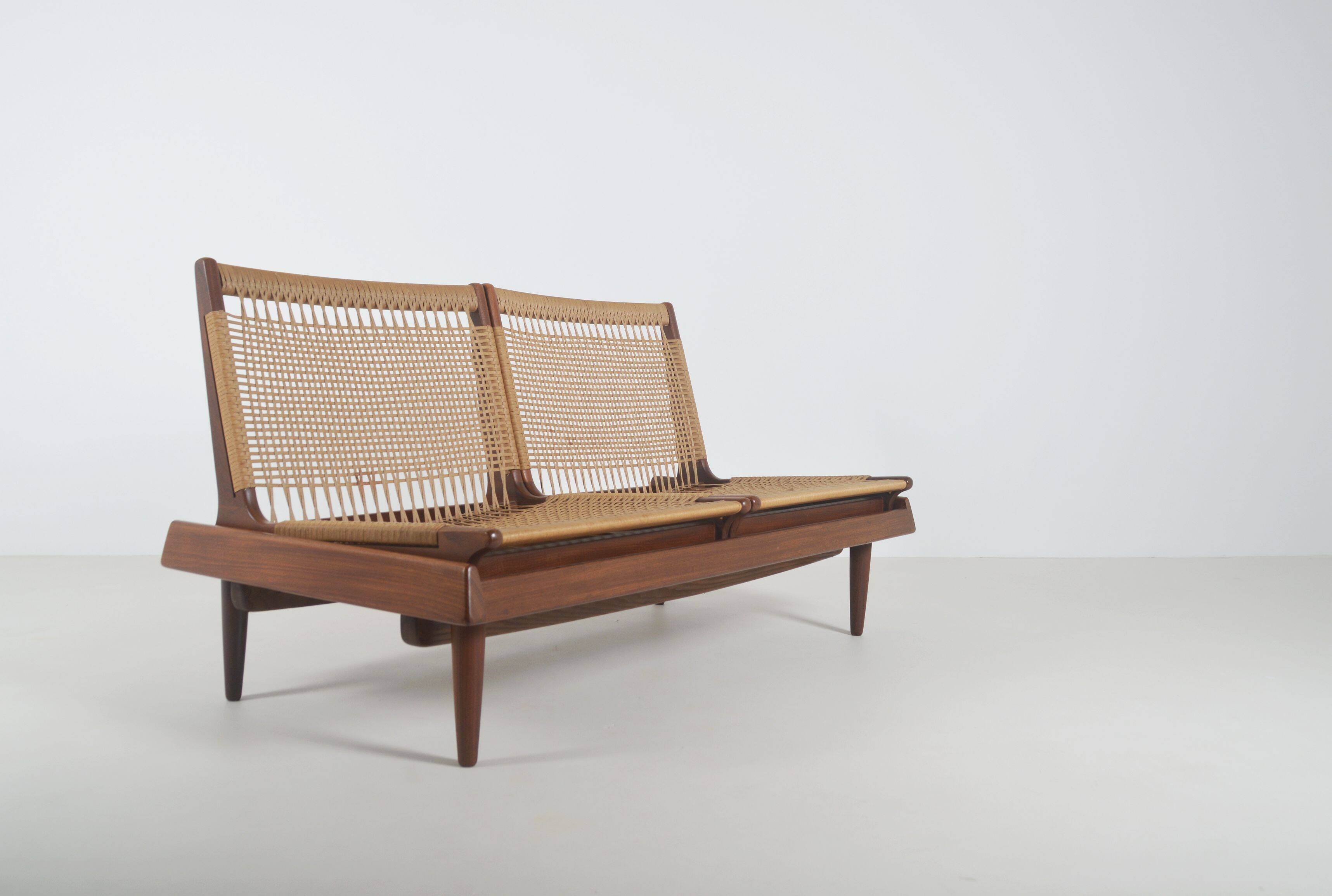 Set of Danish armchairs TV161 designed by Hans Olsen for Bramin, 1950s