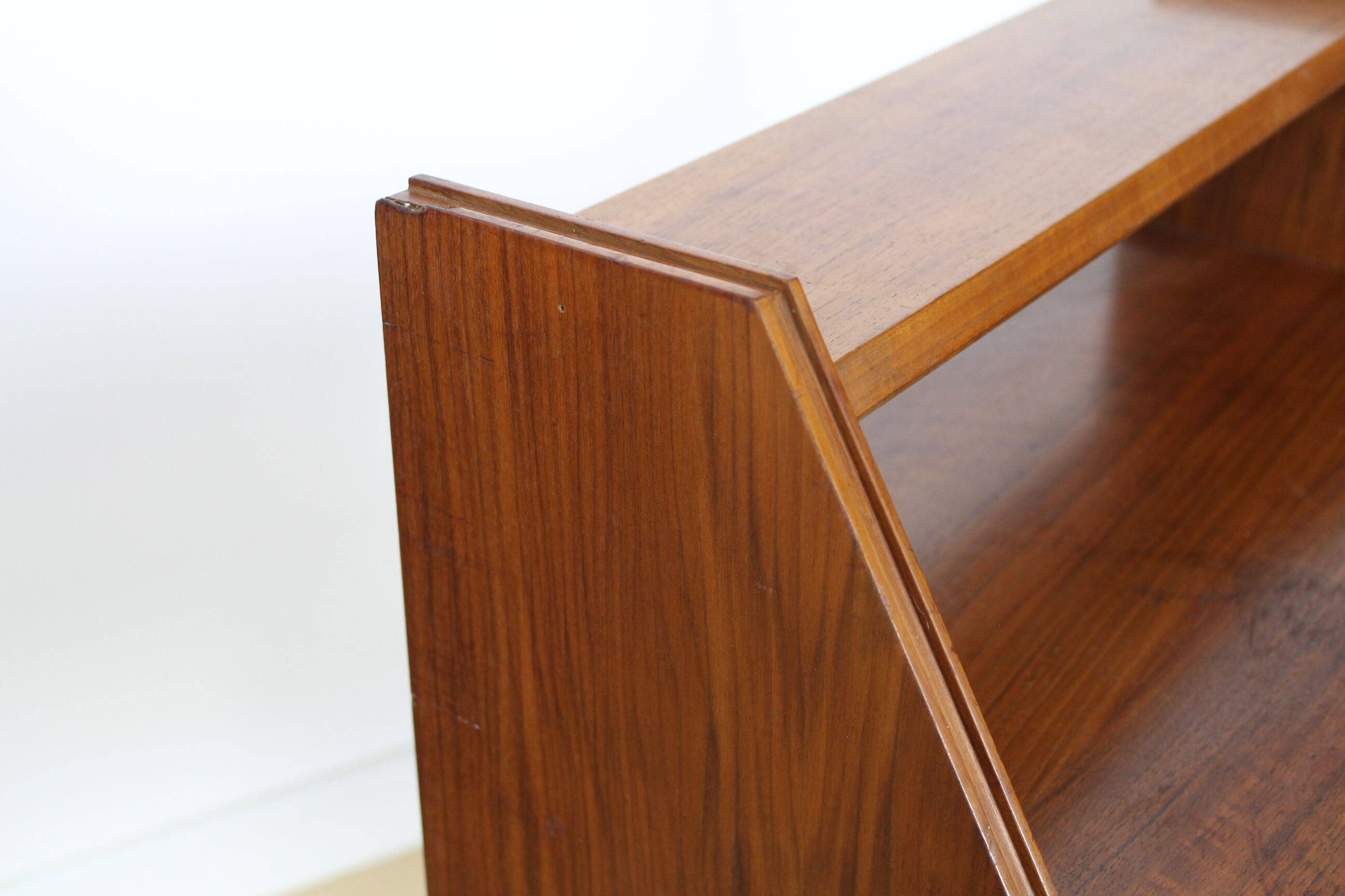 Pair of bedside tables or wooden nightstand, mid century, Scandinavian