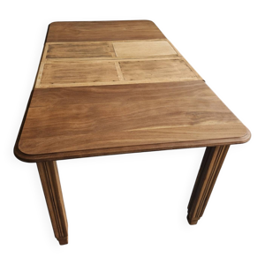 Table en bois aerogommée