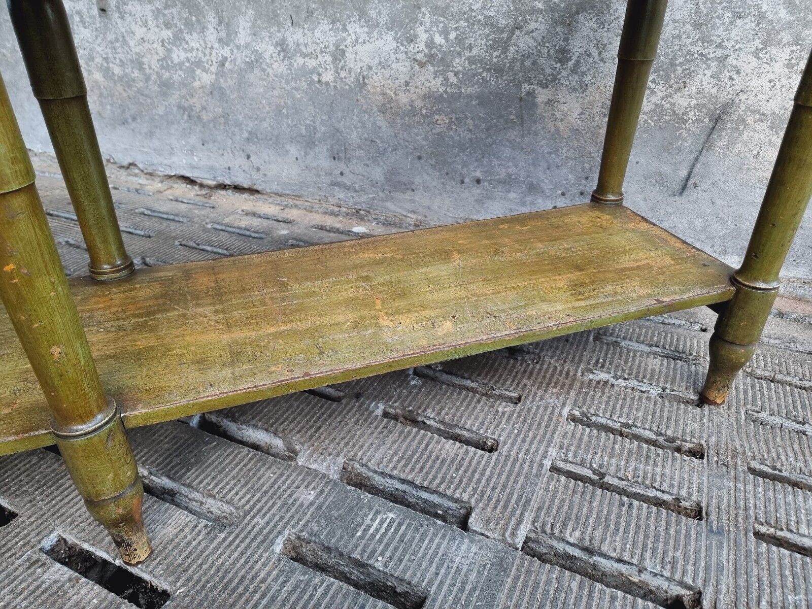 Antique counter side table wall table shop counter