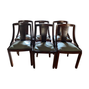 6 chaises de salle à